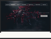 Tablet Screenshot of danielahrens.net